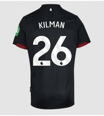 West Ham United Max Kilman #26 Replika Udebanetrøje 2024-25 Kortærmet